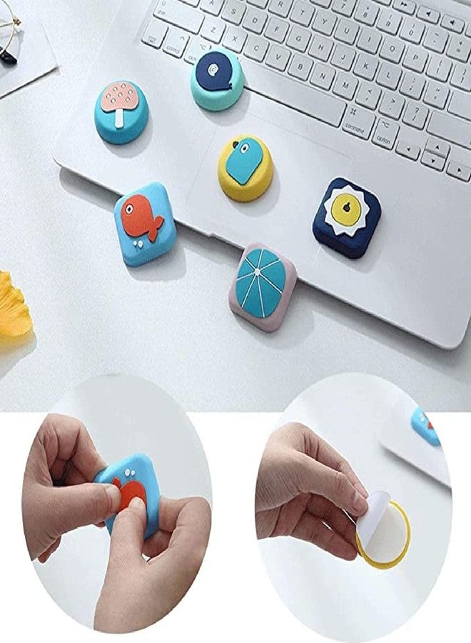 DORMICO Door Stop Wall Protector, Cartoon Silicone Door Crash pad, Used for Wall Protection and Muffler, Door Handle, Refrigerator Door, Cabinet (Pack of 4) - Image 3